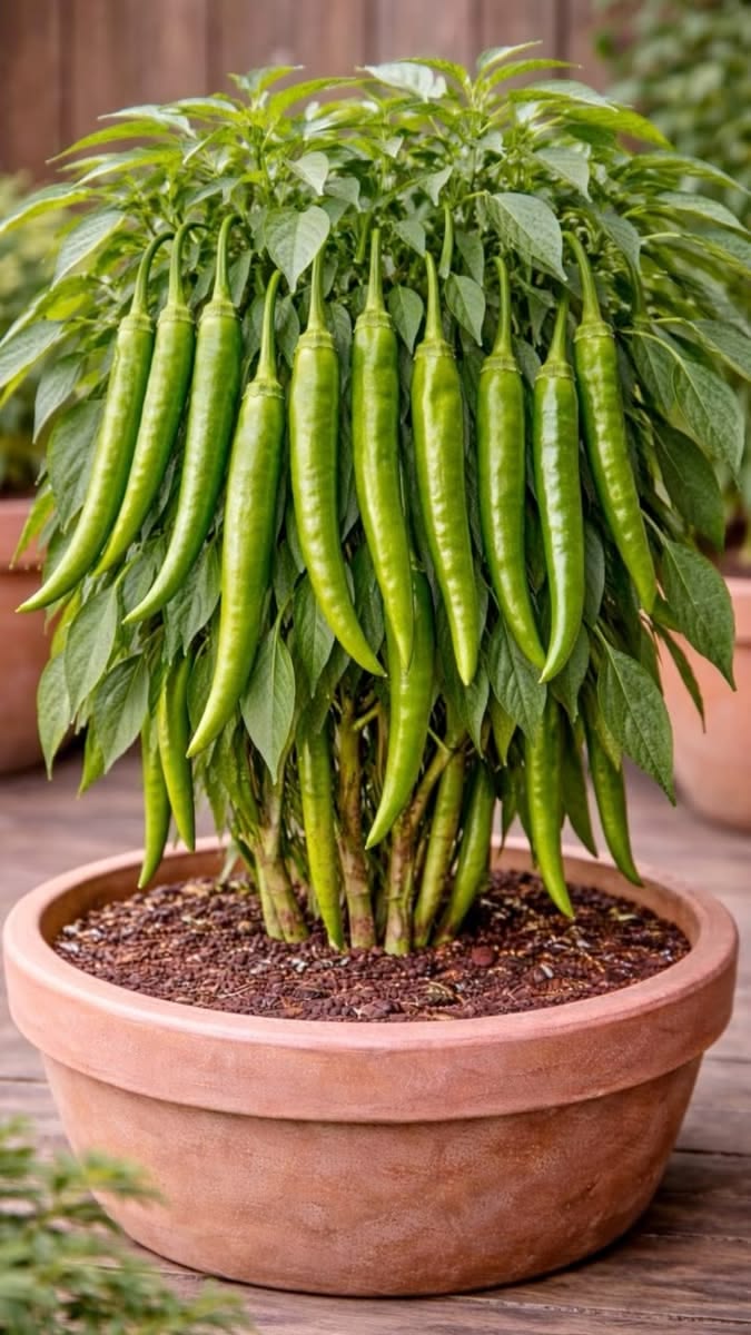Hybrid Green Chili (15+seeds)